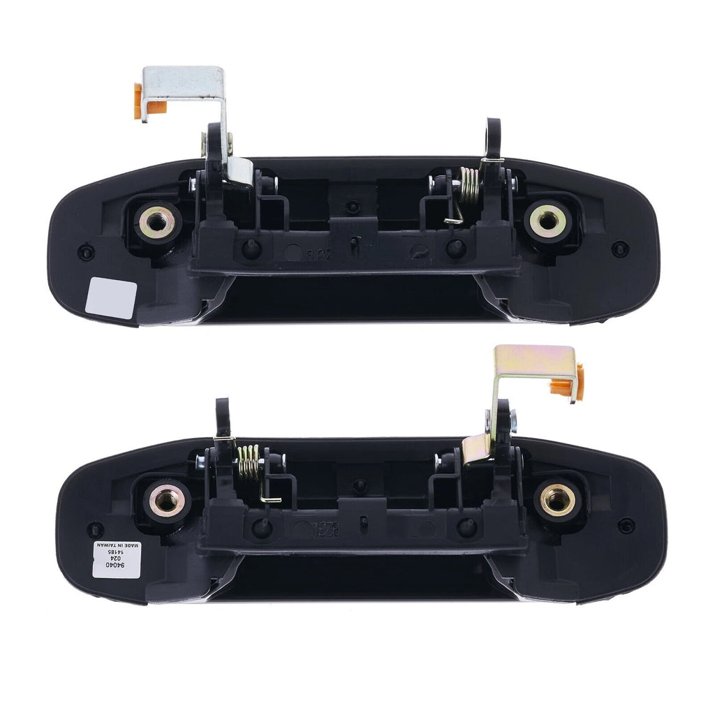 Door Handle Outer for Mitsubishi Pajero 91-00 Set 4 Black FRONT REAR LEFT+RIGHT