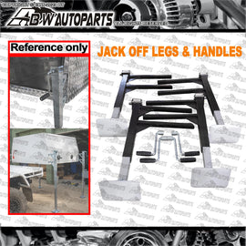 Jack Off Legs & Handles Kit 4pcs For Trailer Caravan Canopy Ute - High Quality