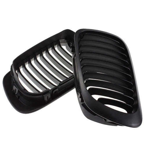 Matte Black Front Kidney Grille Grills For BMW E46 2 Door 99-03 M3 2000-2006 ST