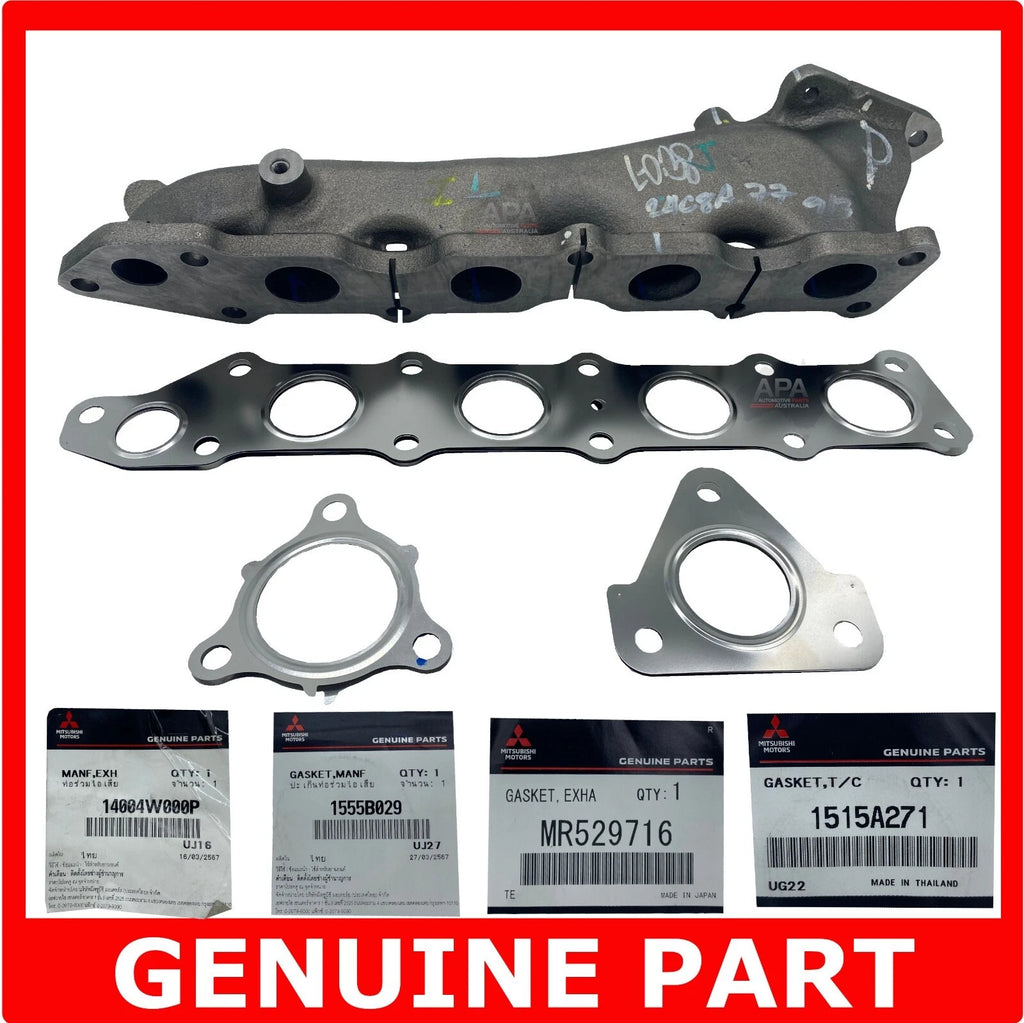 GENUINE Mitsubishi Triton MQ MR Pajero Sport 2.4 4N15 Turbo Exhaust Manifold Kit