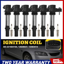 Load image into Gallery viewer, 6PCS Iginition Coils 221604104 For Commodore Pickup VZ LEO 3.6L 09/2004-07/2006