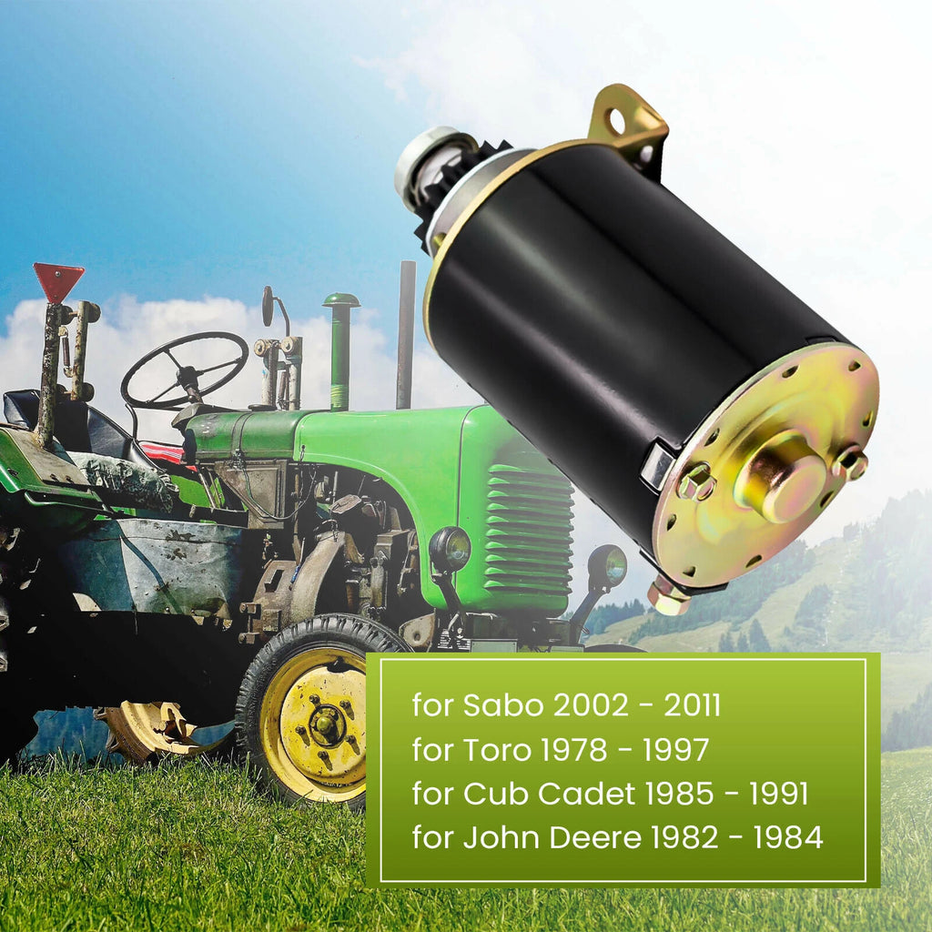Starter Motor Replace for Briggs & Stratton 8HP-13HP MOTORS Ride on Mower 795121
