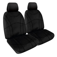 Sperling Getaway Neoprene Front Black - Black Stitch Seat Covers Suits Everes...