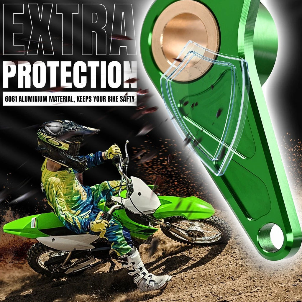 Green Aluminum Shift Shaft Brace Shifter Support For Kawasaki KLX110/KLX110L 05+