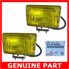 GENUINE Toyota LandCruiser 70 Series 1990-2006 Bumper Fog Light Lamp Set