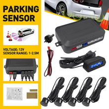 Load image into Gallery viewer, 4 Sensor Car Parking Reversing Alarm System Front Rear Buzzer Reverse Sensor Kit