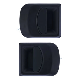 Door Handle Outer for Iveco Daily Van 00-06 Set of 2 Black FRONT LEFT+RIGHT