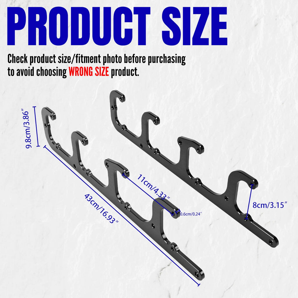 LS D581 Square Coil Brackets Set (D514A &D510C coils require optional spacer kit
