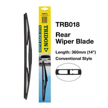 Load image into Gallery viewer, Tridon Wiper Tridon Rear Blade TRB018
