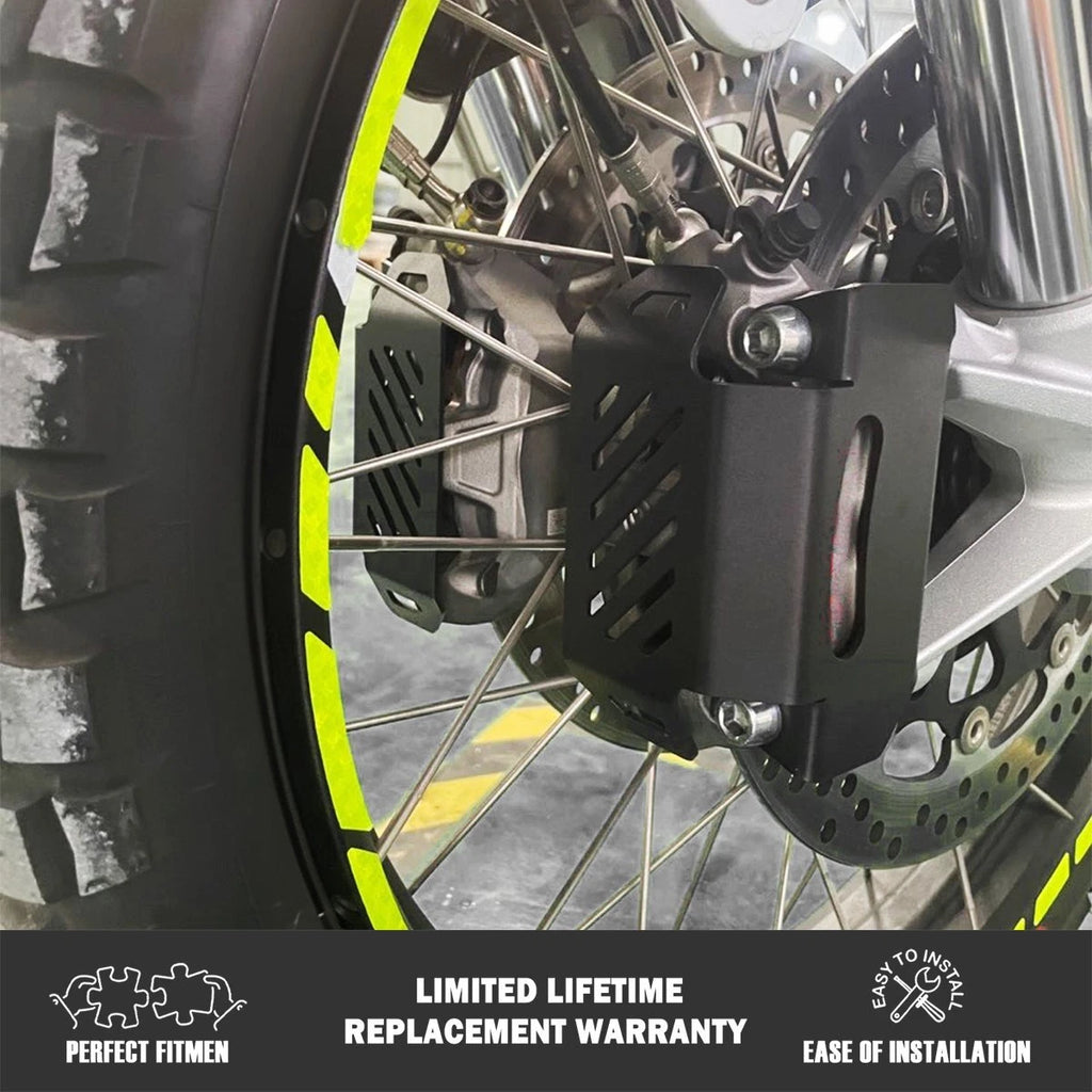 Anodized Black Front Brake Caliper Guards Protect Cover For Ducati DesertX 2022+