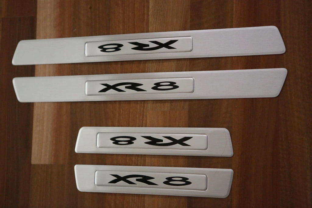 SET OF ALLOYS FRONT REAR SCUFF PLATE FOR XR8 FG SERIES FORD FALCON 4 DOOR SEDAN