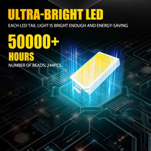 Load image into Gallery viewer, 4X 122 LED Tail Lights Stop Indicator Reverse 12V Ute Trailer Caravan Truck Boat