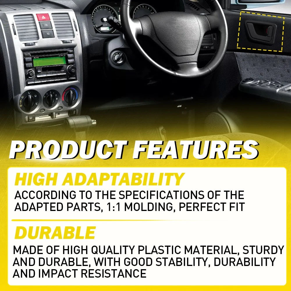 Right RH Car Inner Door Handle Replacement for Hyundai Getz Hatchback 2002‑2011.
