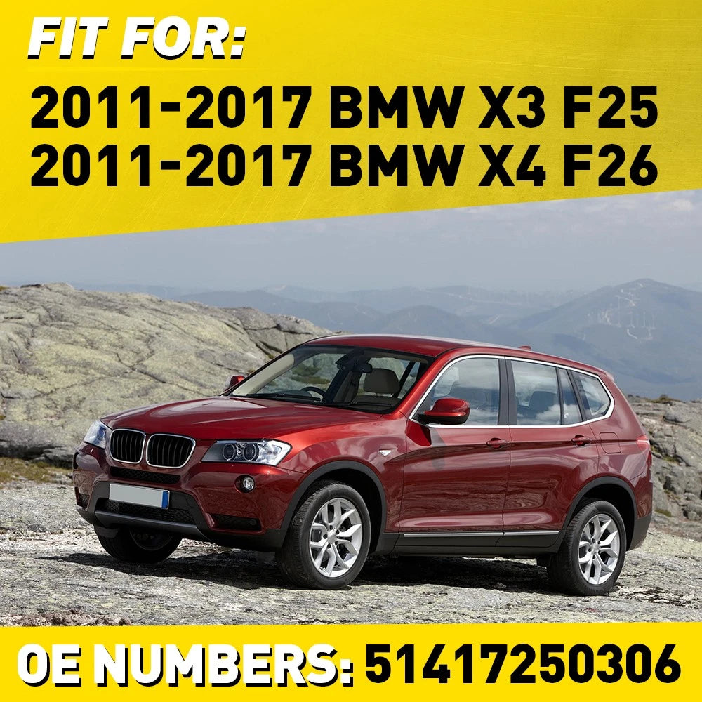 Front Right Door Interior Inner Handle Pull Trim Black for BMW F25 F26 X3 X4