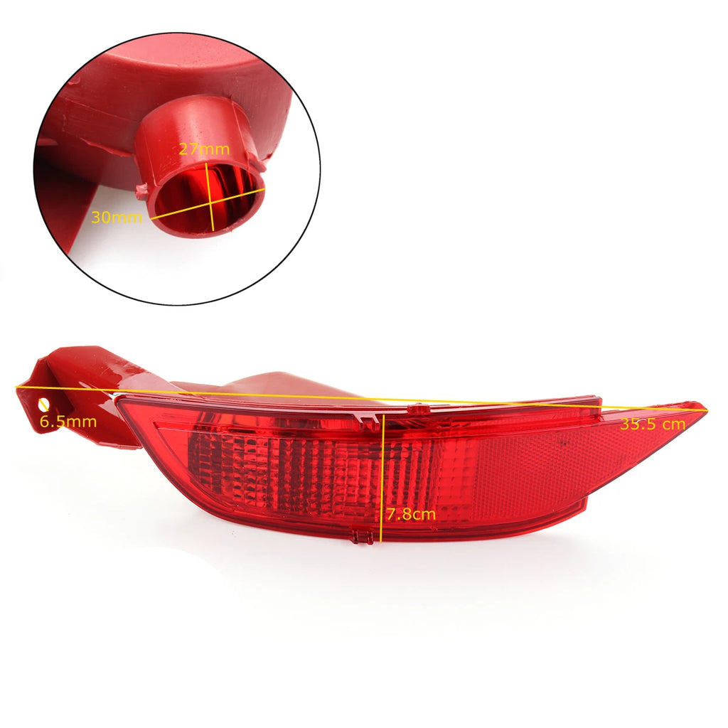Left Hand LHD Rear Bumper Reflector Light Fog Lamp For Ford Fiesta Mk7 08-12 ST