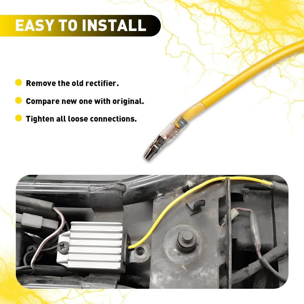 For Yamaha DT125 DT250 DT400 XT250 6V Voltage Rectifier Regulator Replacement