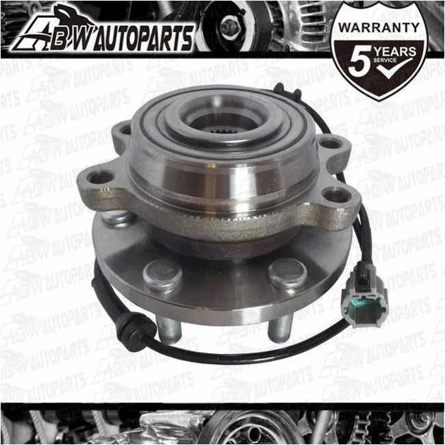 2 x Front Wheel Bearing Hubs Spanish for Nissan Navara D40 Pathfinder R51