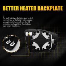 Load image into Gallery viewer, Left Passenger Side Mirror Glass For VW POLO SERIES VI 10-17 Heated Convex Base.