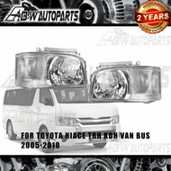 Headlight Pair for Toyota Hiace TRH KDH Van/Bus 2005-2010 Left & Right