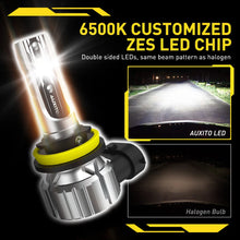 Load image into Gallery viewer, AUXITO H11 H8 LED Headlight Kit Globes High Low Beam Bulb 24000LM 3000K White AU