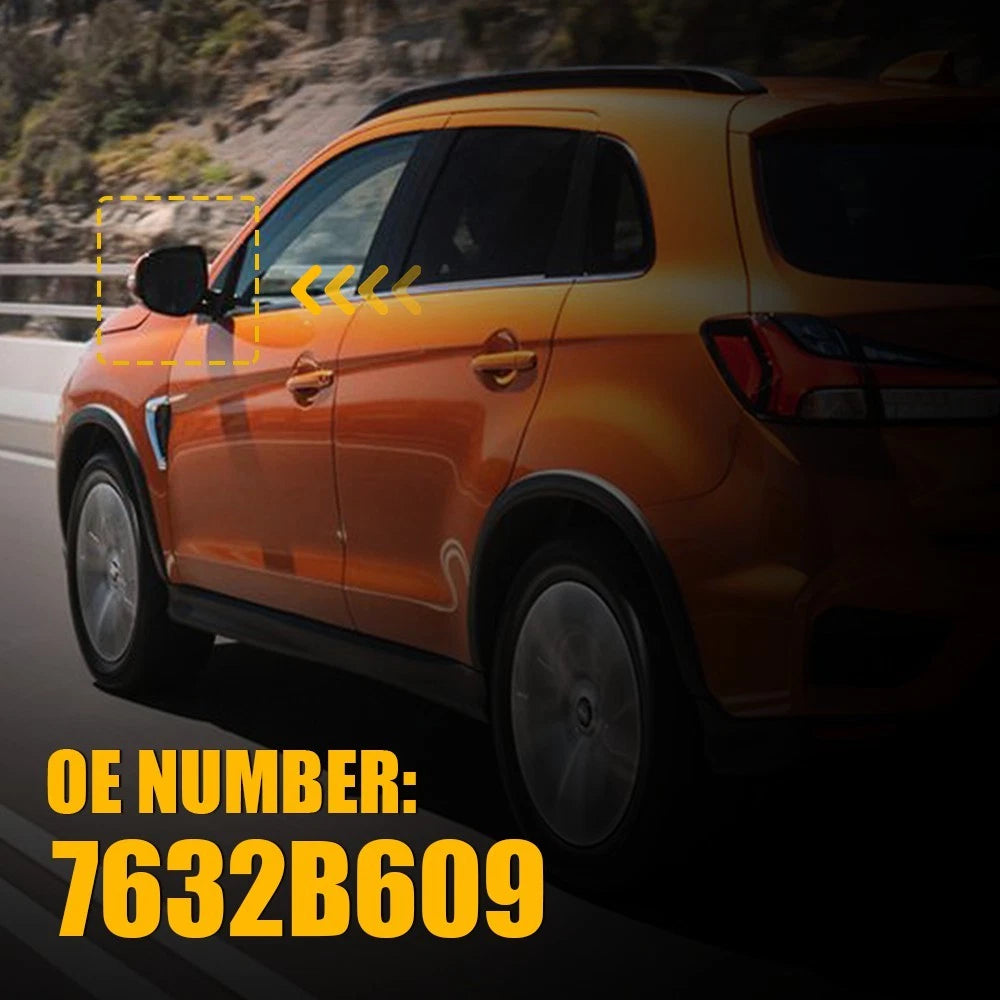 Car Left Side Mirror Glass w/ Backing Plate For Mitsubishi Outlander 2014-20 AU