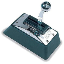 Load image into Gallery viewer, B&amp;M Ratchet Shifter Automatic Black/Chrome W/Quicksilver Label Universal 3 &amp; ...