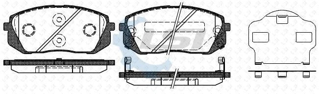 Front Bendix Brake Pads and Disc Rotors SET for Hyundai ix35 LM AWD 2010-2018