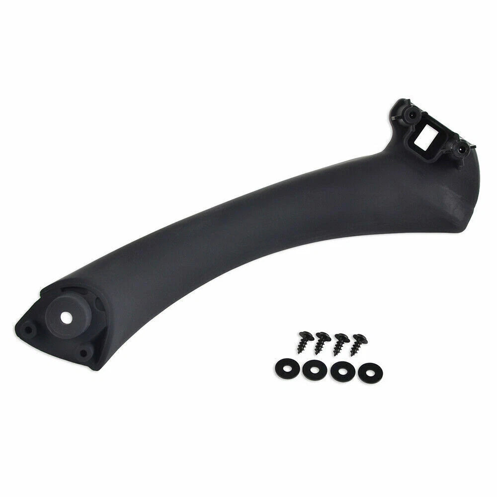 For BMW 3 Series E90 320i 320d Inner Right Door Handle Black Pull Cover &Bracket