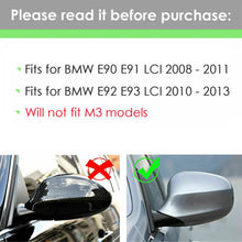 Load image into Gallery viewer, For BMW E90 E91 E92 E93 LCI 08-13 Wing Mirror Cover Cap 51167205291 51167205292