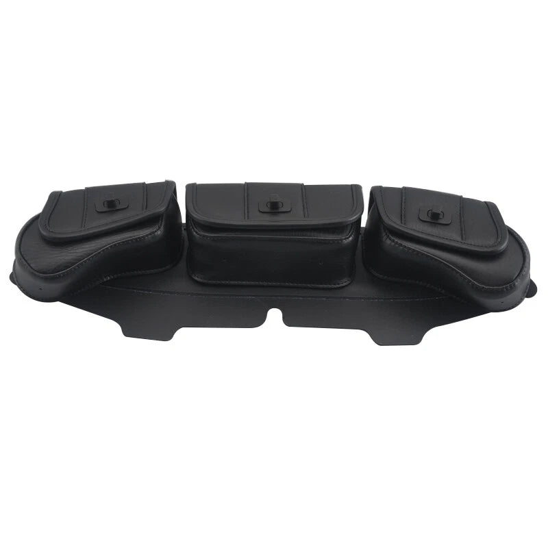 3 Pouch Pocket Fairing Windshield Bag For Harley Electra Street Glide Touring ST