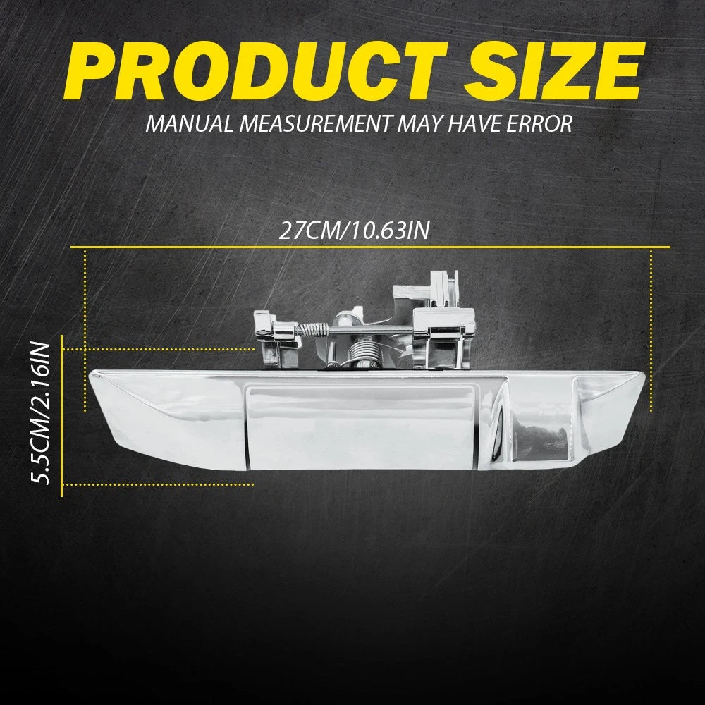 For MAXUS LDV T60 Camera Hole Chrome Tailgate Handle Back Door Handle Trim