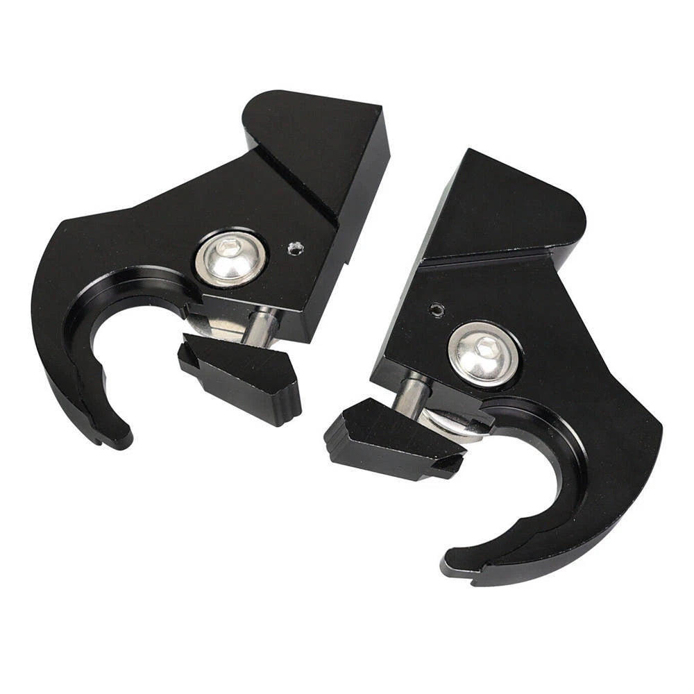 DETACHABLE SISSY BAR LUGGAGE RACK LATCH CLIP KIT SET MOUNT FOR HARLEY TOURING 86