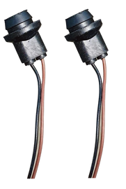 T10-1 W5W Wedge LED Globe Holder Rubber Connector Socket Car 2pcs/pack