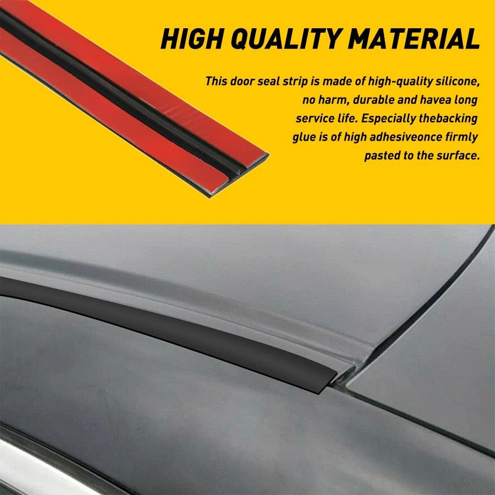 3M Rubber Car Roof Edge Strip Windscreen Sunroof Trim Water Seal Dustproof AU