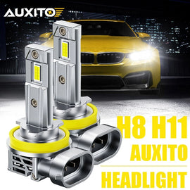 2X H11 H8 LED Headlight High Low Beam 6500K Bulbs Conversion Kit White Canbus AU