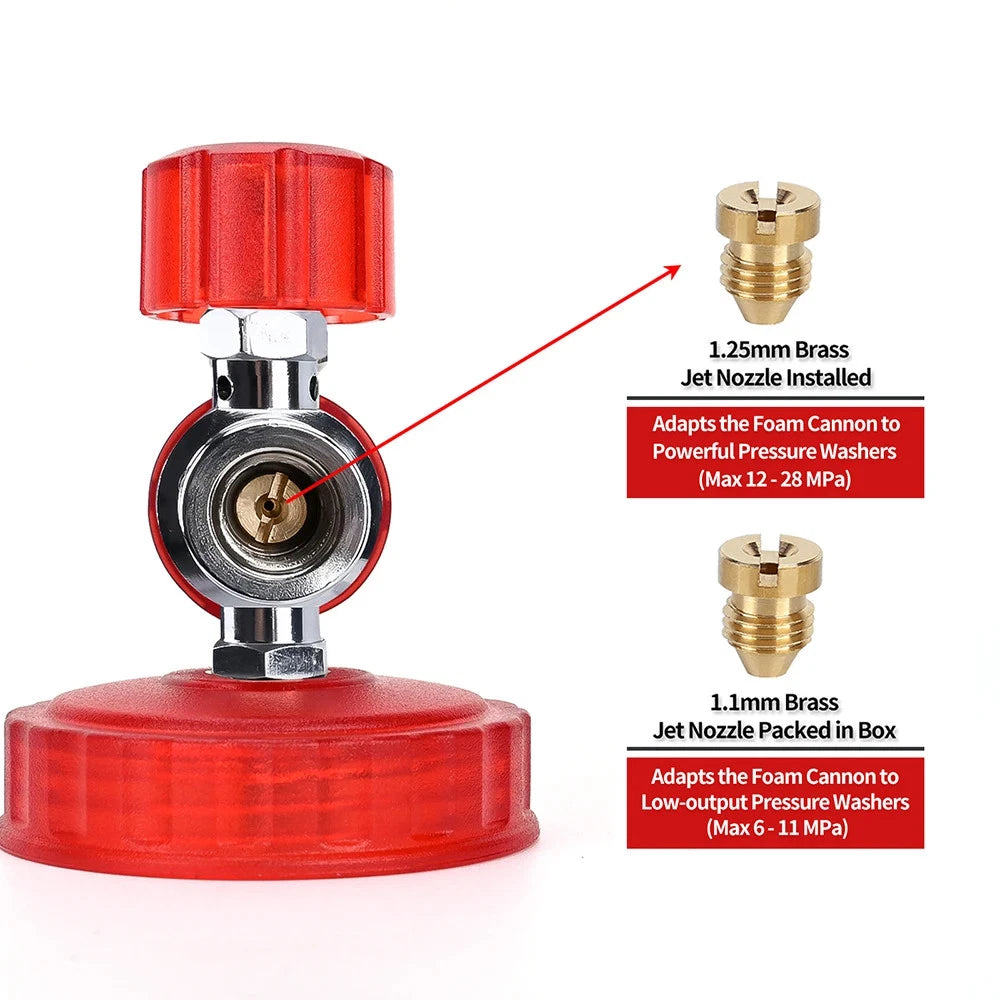 Snow Foam Cannon Kit | Foam Cannon + Nv SNOW Shampoo 1/4” Quick Connector