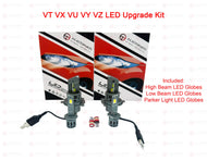 LED Headlight Bulb Upgrade Kit 6pc for Holden Commodore VT VX VU VY VZ