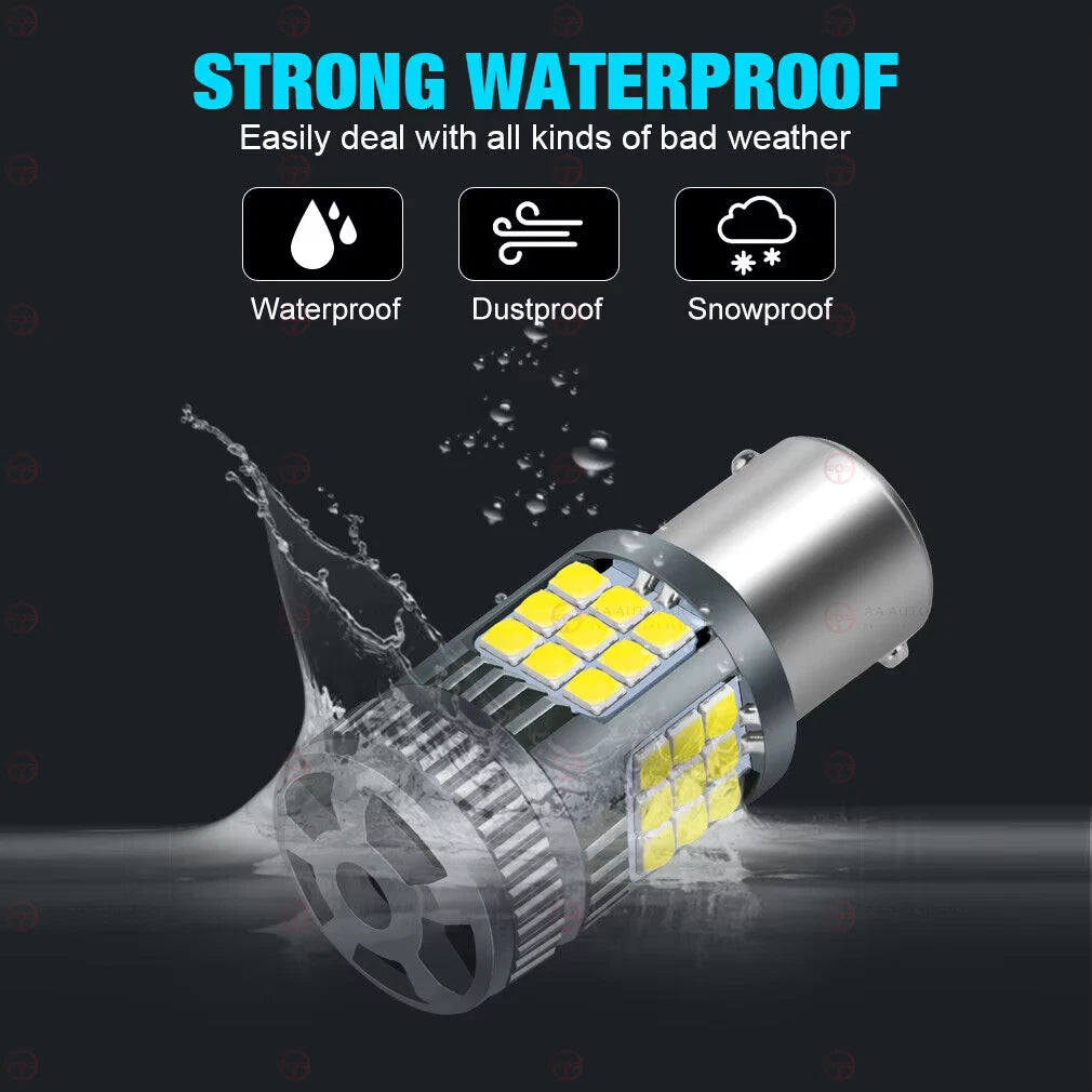 LED Amber Front / Rear Indicators Bulbs 2PCS Holden Commodore VT VX VU VY VZ VE