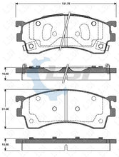 Load image into Gallery viewer, Mazda 323 Brake Pads &amp; Rotors Set – Front Disc Kit BJ Astina 1.8L (1998–2003, 257mm)