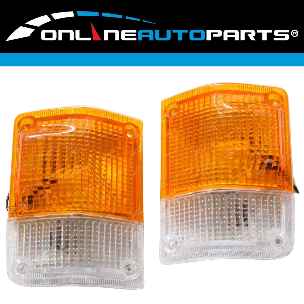 LH+RH Corner Indicator Lights Pair for Toyota 60 Series Landcruiser 1980-1990