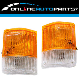 LH+RH Corner Indicator Lights Pair for Toyota 60 Series Landcruiser 1980-1990