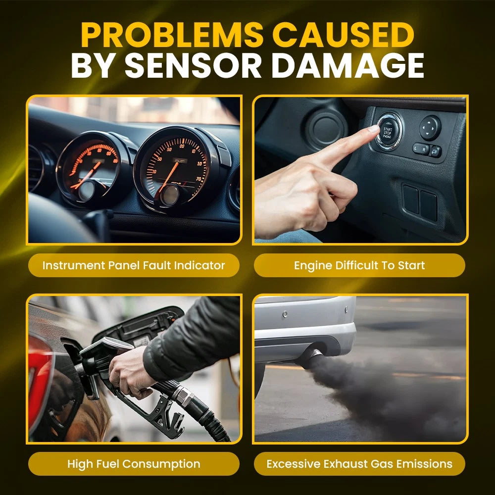 Pair Front + Rear O2 Oxygen Sensor For SUZUKI SWIFT RS415 1.5L M15A 2004-