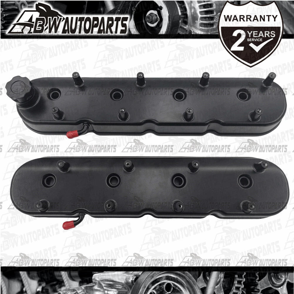 Cast Aluminium Engine Valve Cover Black w/ Coil Mount For LS LS1 LS2 LS3 LS6 LS7