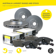 Load image into Gallery viewer, Front and Rear Brake Disc Rotors and Brake Pads Set for CLS350 C219