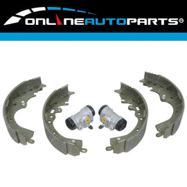 Rear Brake Shoes + 2 Wheel Cylinders for Hiace KDH200 KDH220 KDH222 Van 05-06