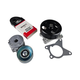 Drive Belt Water Pump & Tensioner Kit For Nissan X-Trail Dualis MR20DE Renault