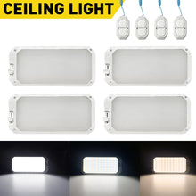 Load image into Gallery viewer, 4x 99 LED Roof Cabin Light Interior Caravan Trailer Motorhome Boat Ceiling Lamp
