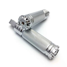 Load image into Gallery viewer, Silver Aluminum Foot Pegs Footrest for Harley Touring Sportster Dyna V-Rod ST