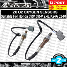 Load image into Gallery viewer, 2PCS Oxygen Sensors Suitable For Honda CR-V 2.4L K24A 02-04 Pre-Cat &amp; Post-Cat