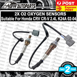 2PCS Oxygen Sensors Suitable For Honda CR-V 2.4L K24A 02-04 Pre-Cat & Post-Cat